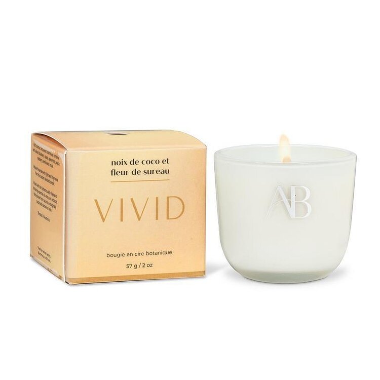 Mini Coconut Elderflower Candle