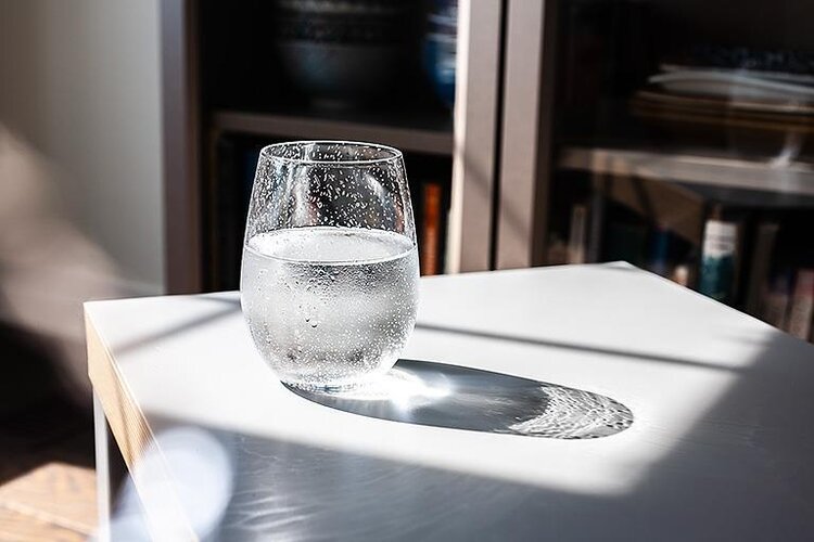 Seeded Stemless Wine Glass