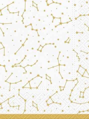Large Cosmic Zodiacs Napkins