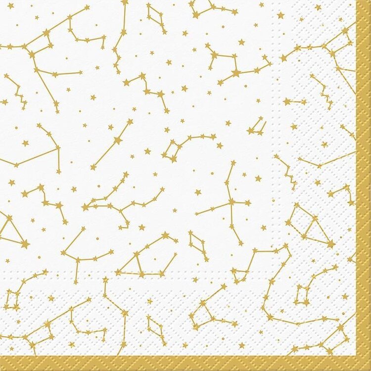 Large Cosmic Zodiacs Napkins