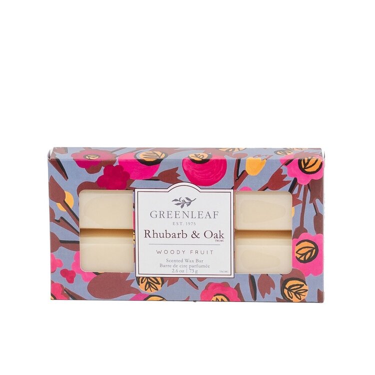 Wax Bars Rhubarb & Oak