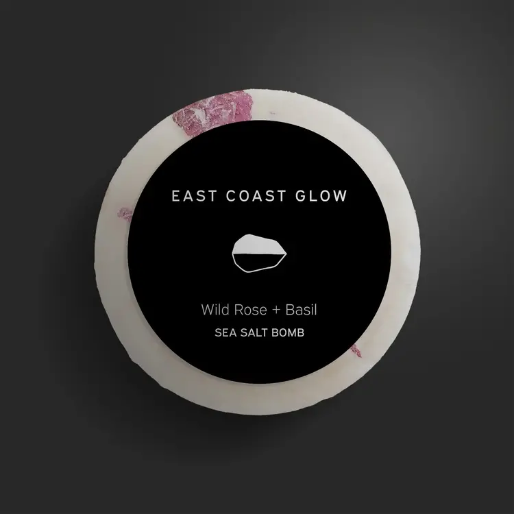 Wild Rose + Basil “Salt of the Earth” Sea Salt Bomb