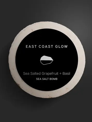 Sea Salted Grapefruit + Basil “Salt of the Earth” Sea Salt Bomb