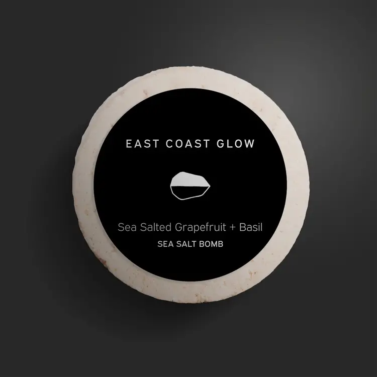 Sea Salted Grapefruit + Basil “Salt of the Earth” Sea Salt Bomb