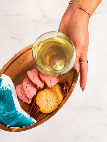 Wine & Appetizer Tray