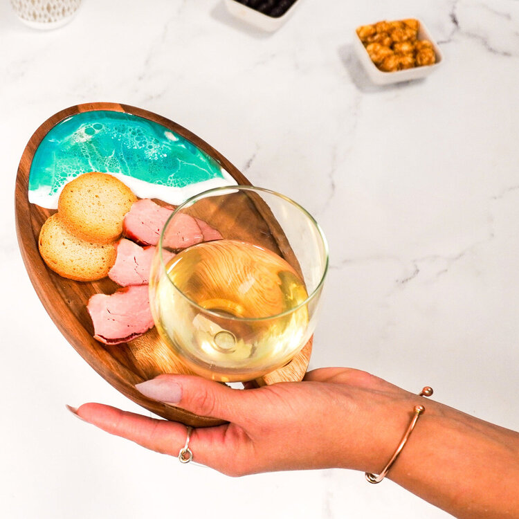 Wine & Appetizer Tray