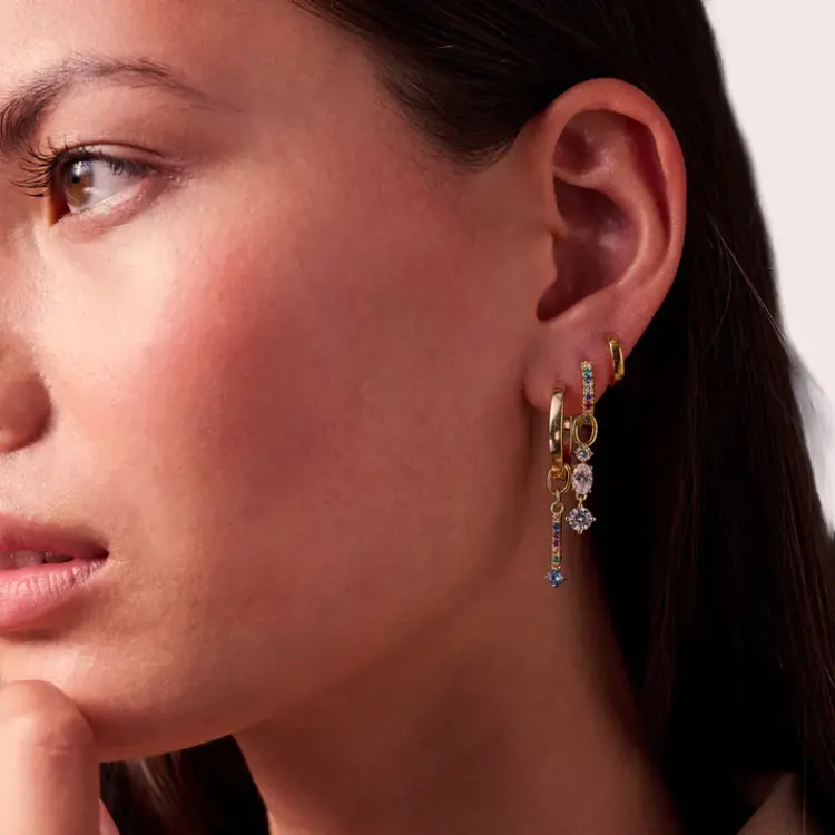 Hoop Charm Circolo Lungo