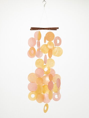 Sunlit Bay Capiz Chime