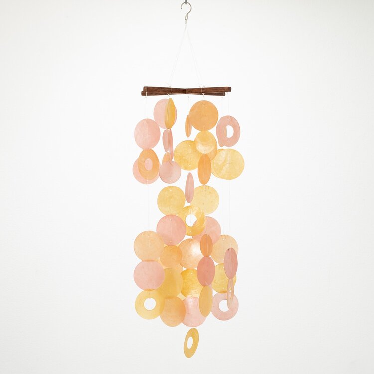 Sunlit Bay Capiz Chime