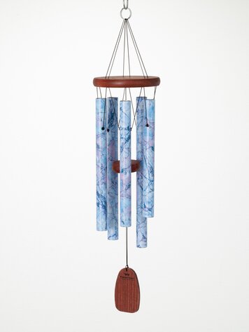 Decor Chime - Sky Blue Marble