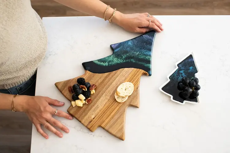 Christmas Tree Resin Board