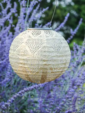 Soji Stella Globe 8" Solar Lantern