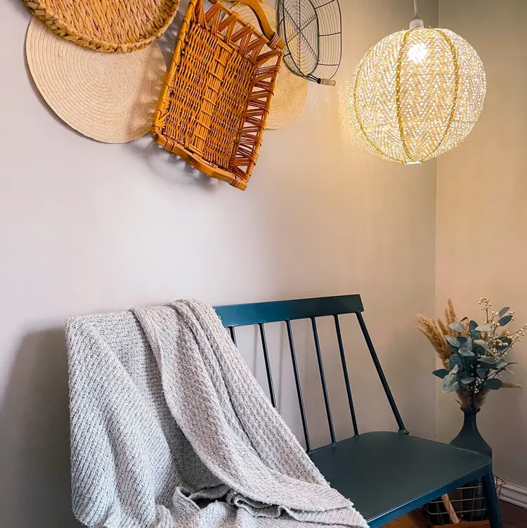 Soji Stella Nova Chevron 18" Lamp