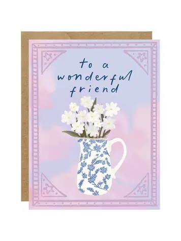 To A Wonderful Friend Card