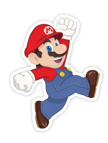 Super Retro Mario Sticker