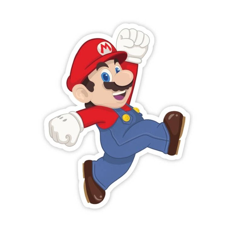 Super Retro Mario Sticker
