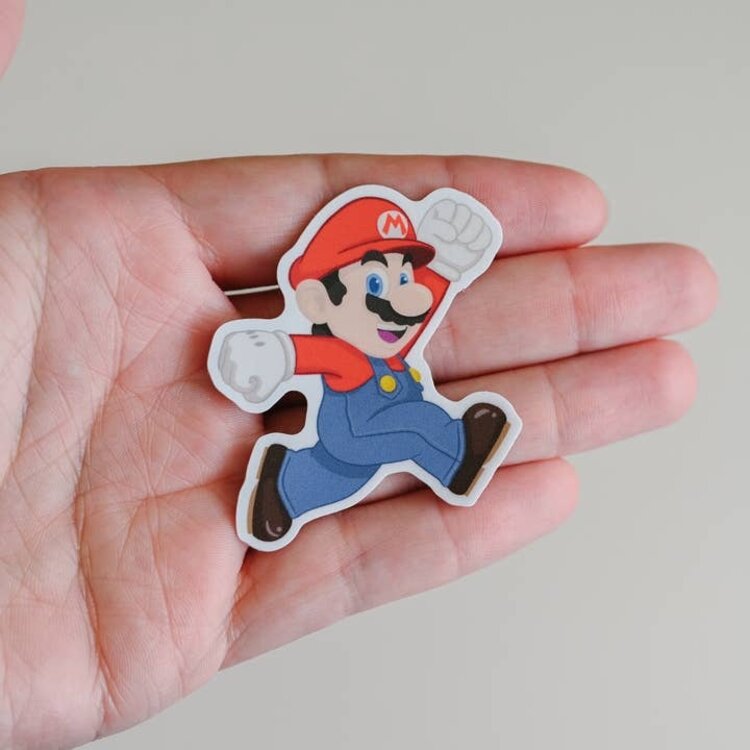 Super Retro Mario Sticker