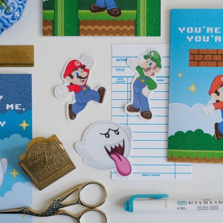 Super Retro Mario Sticker