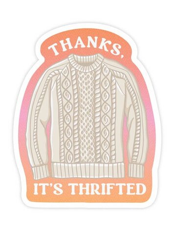 It's Thrifted Sticker