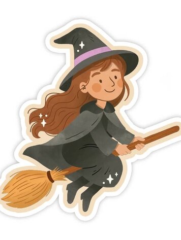 Cozy Witch Sticker
