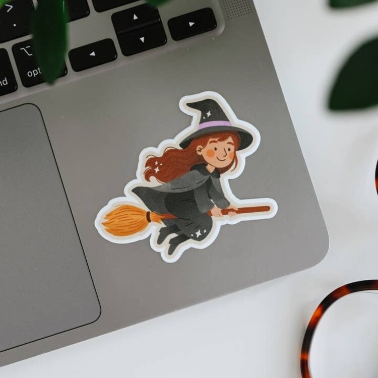 Cozy Witch Sticker