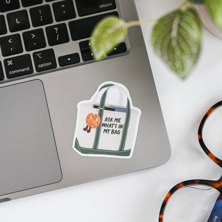 Ask Me What's in My Bag Sticker