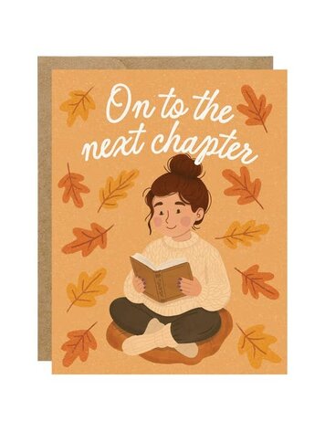 On to the Next Chapter Card