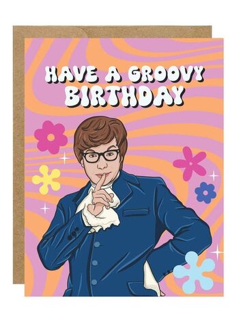 Groovy Birthday Card