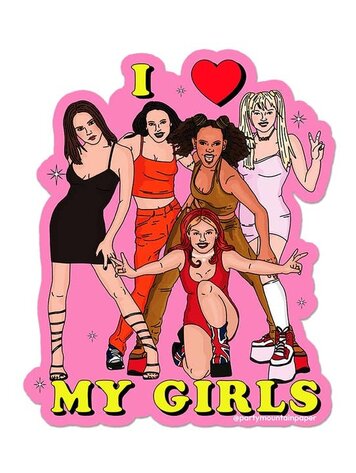 I ♥ My Girls Sticker - Spice Girls