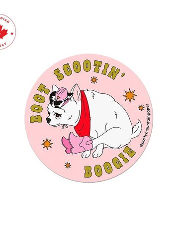 Boot Scootin' Boogie Sticker
