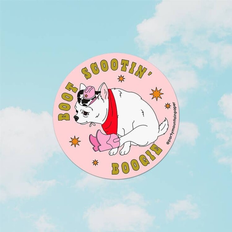 Boot Scootin' Boogie Sticker