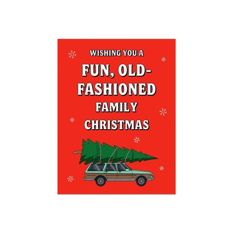 Fun, Old Fashioned Christmas Card