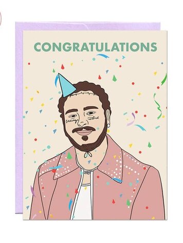 Malone Congrats Card