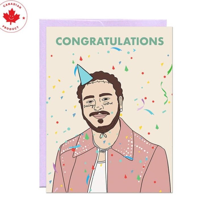 Malone Congrats Card