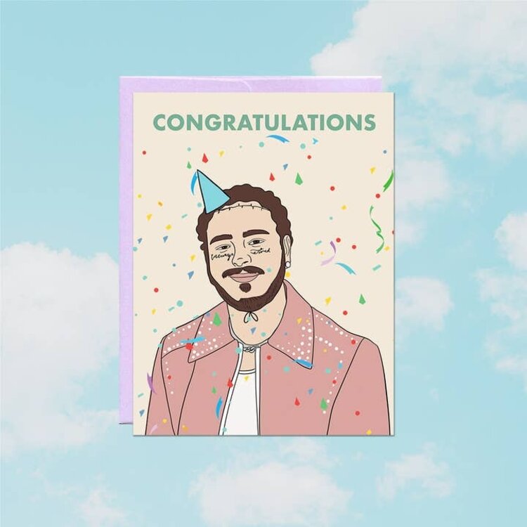 Malone Congrats Card