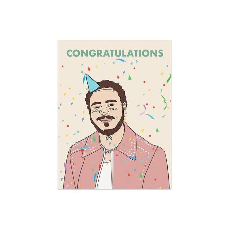 Malone Congrats Card