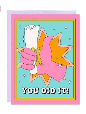 You Did It Card
