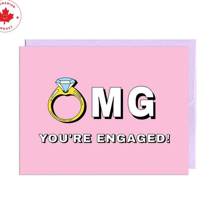 Omg Engaged! Card