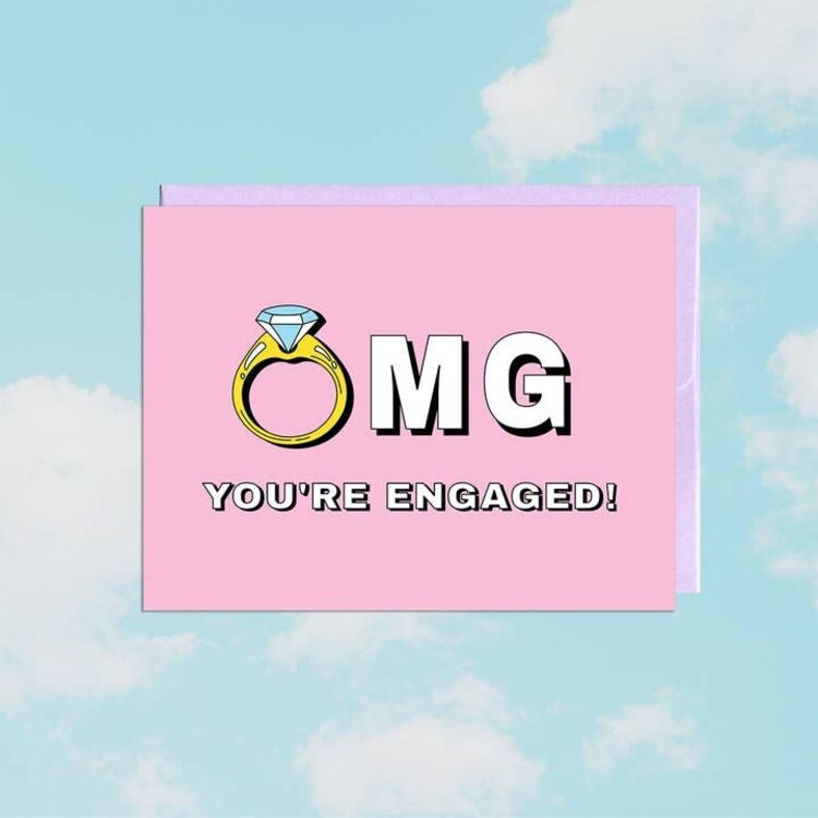 Omg Engaged! Card