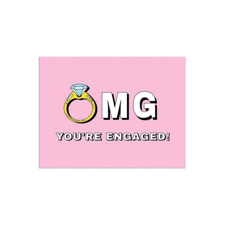 Omg Engaged! Card
