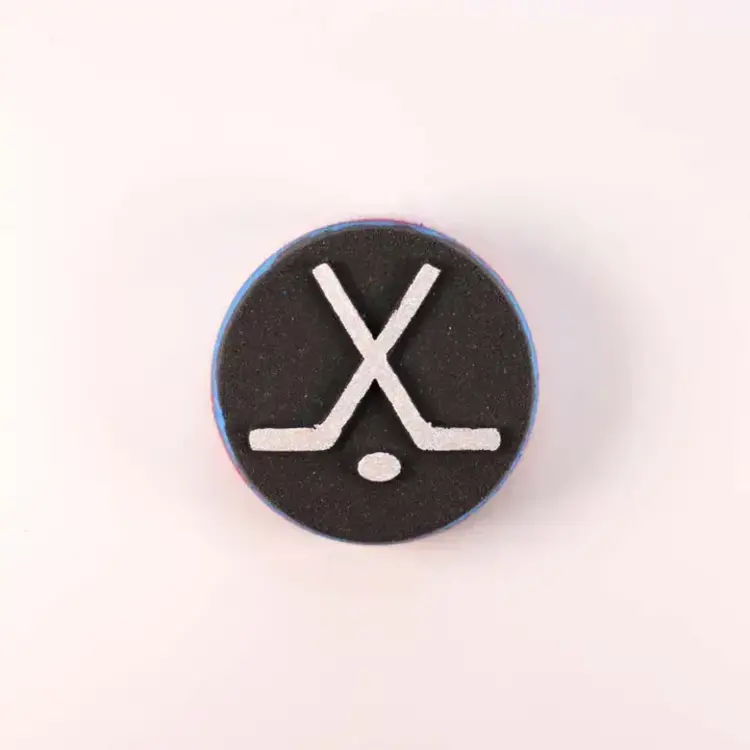 Hockey Puck Bomb with Shoe Charm