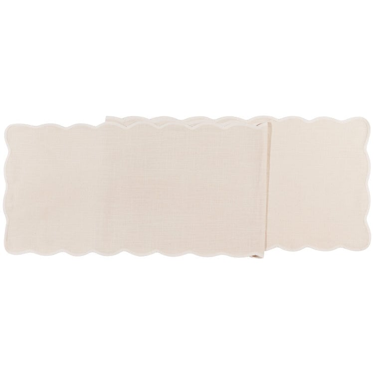 Natural Florence Table Runner W14 x L72in