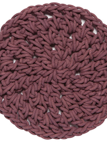 Ash Plum Knotted Trivet