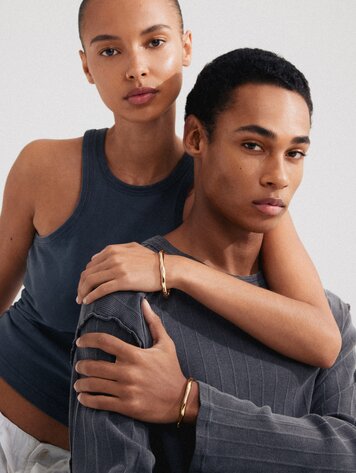 Harrison Recycled Wavy Bangle