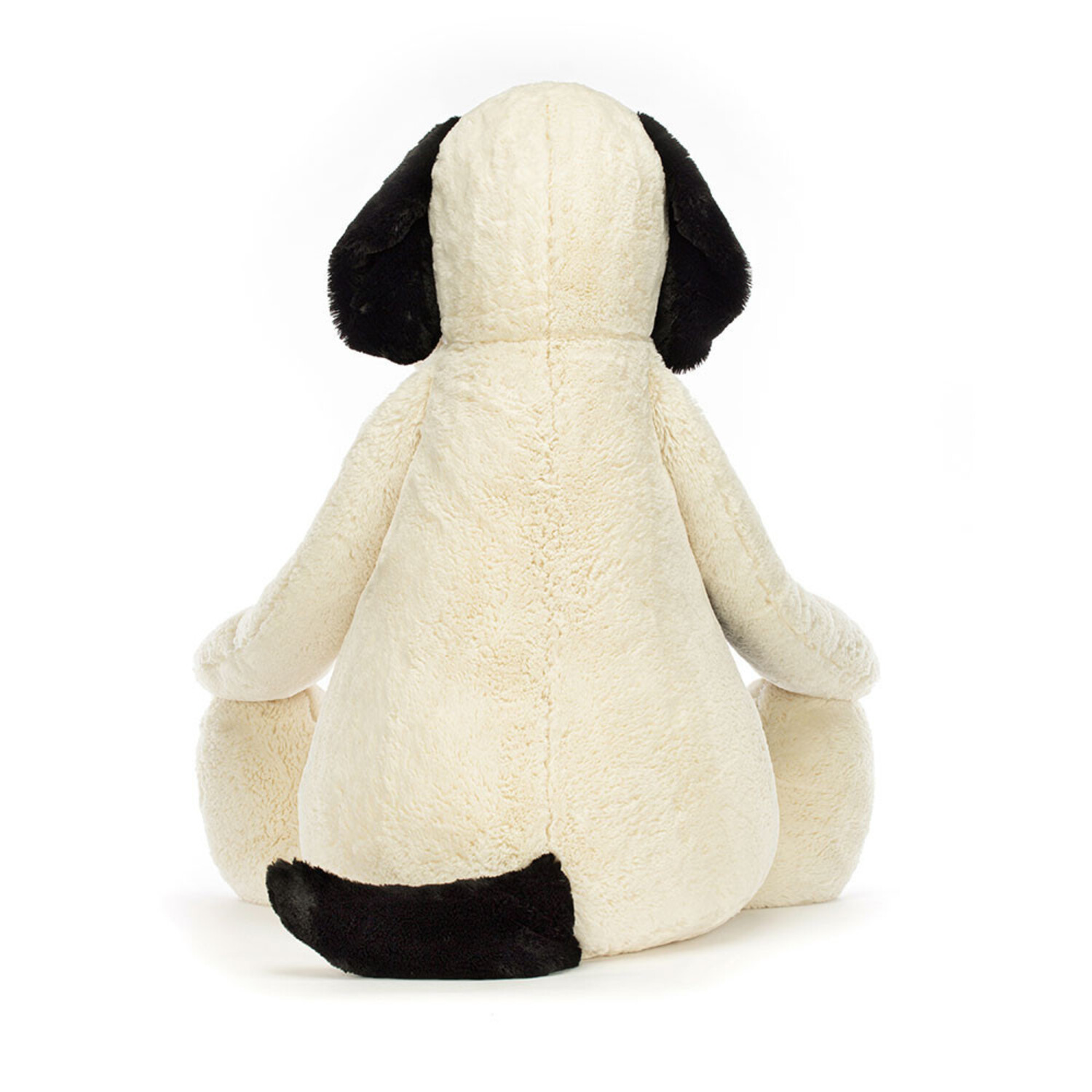 Gigantic Bashful Black & Cream Puppy - Adora Boutique