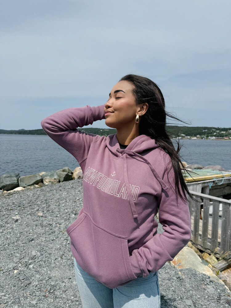Ladies Newfoundland Anchor Hoodie