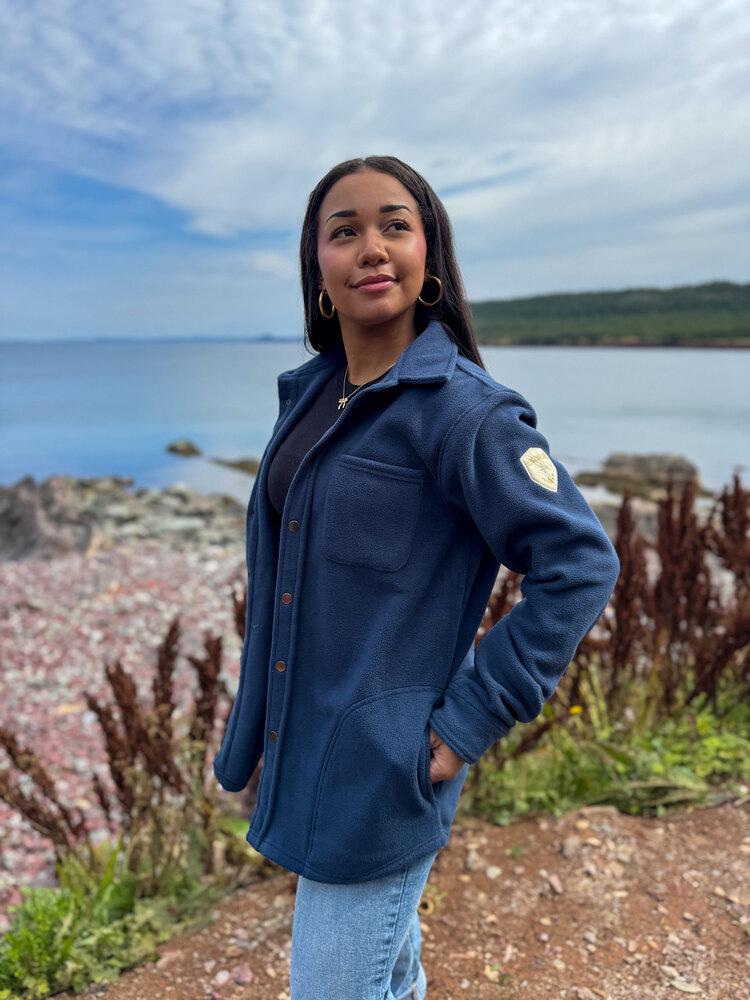 Newfoundland Anchor Patch Shacket