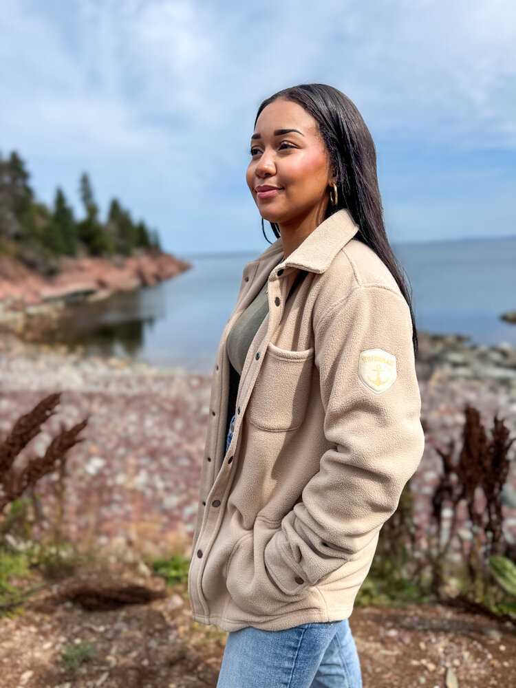 Newfoundland Anchor Patch Shacket