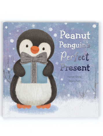 Jellycat Inc Peanut Penguin’s Perfect Present Book