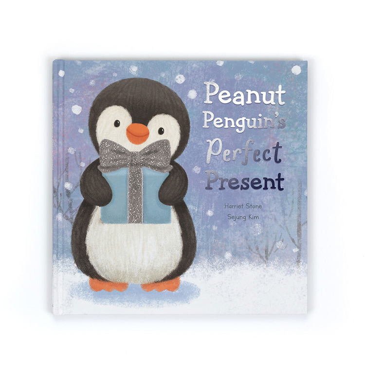 Jellycat Inc Peanut Penguin’s Perfect Present Book